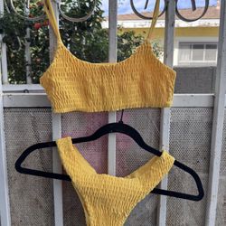 Yellow Swimsuit Size Small