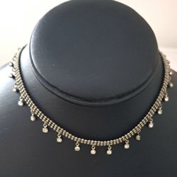 Rare Vintage Laura Vogel Rhinestone Necklace