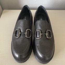 New Domino Made In Italy Loafers With Buckle Detail Size 7