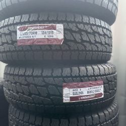 LT265/70/18 Landspider All Terrain Tires EACH TIRE $145/ CADA LLANTA- INSTALLED AND BALANCED