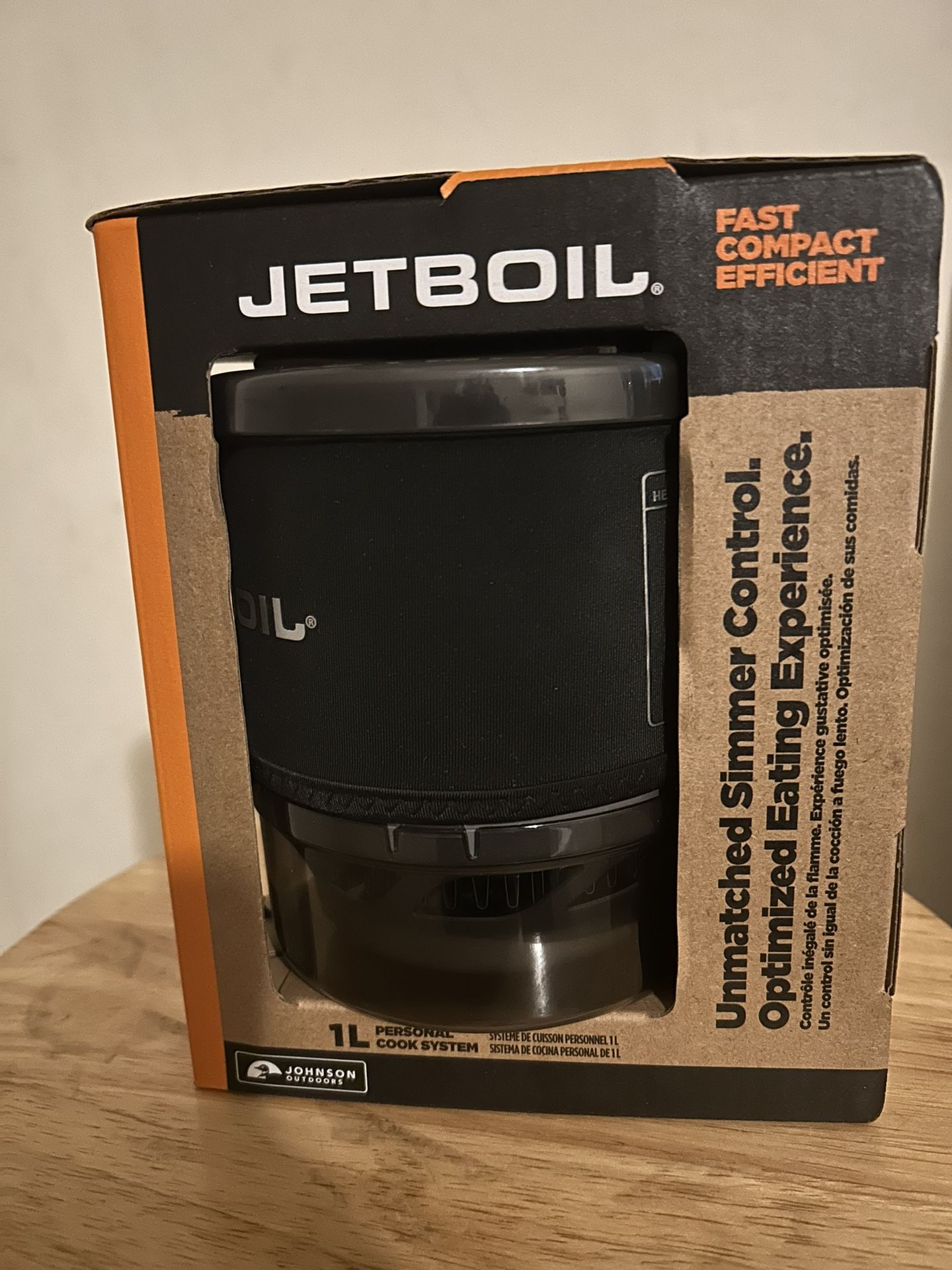 Jetboil MiniMo Backpacking Camp Stove Cooking System - Adjustable Heat Control