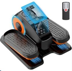 Anqdy Elliptical Machine - Elliptical Leg Exerciser Pedal Exerciser 12 Speeds Portable Seated Pedal Exerciser