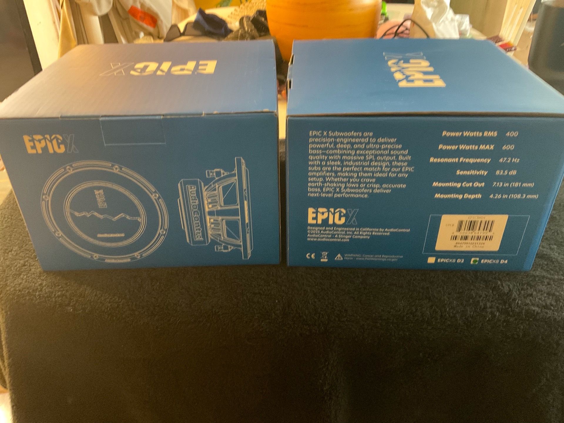 Audiocontrol epic x 8 subs