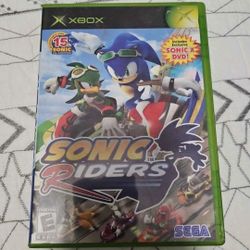 Sonic Riders  - XBOX - MISSING GAME - Includes DVD and BOOKLET