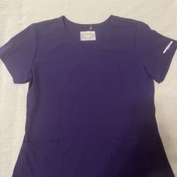 Skechers Purple Scrub Top