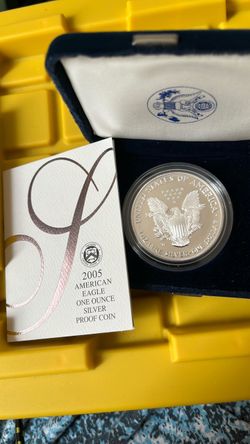 2005 American Eagle 1 oz Silver Proof Coin