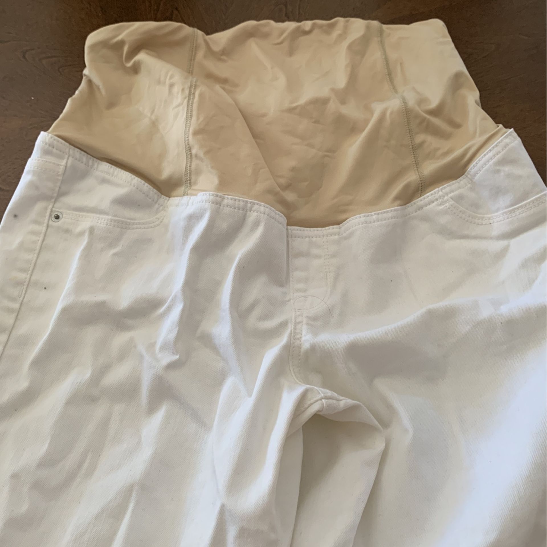 White Maternity Pants $5