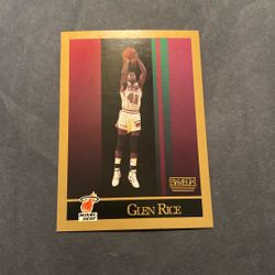 Glen Rice Rookie 1990-91 Skybox #150