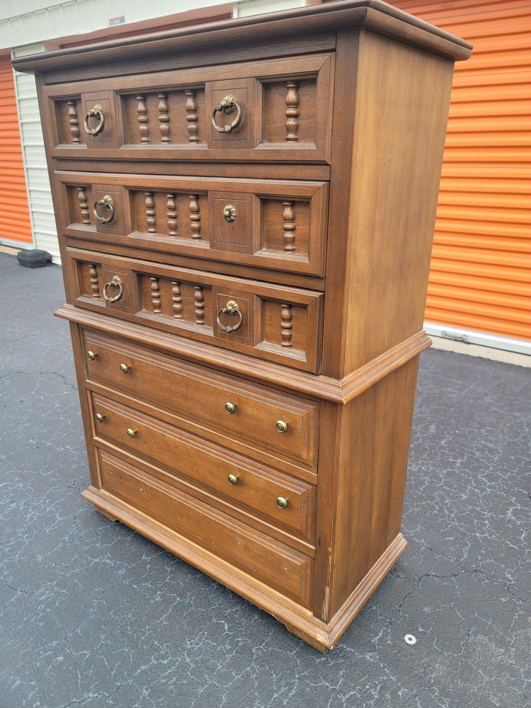 Vintage Solid Wood Style House Chest Dresser