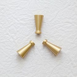 Mid-Century Modern style brass cabinet hardware knobs