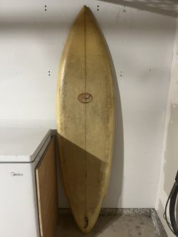 6’6 Vintage Surfboard (Single Fin )
