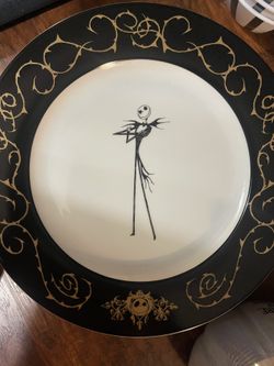 Nightmare Before Christmas Plates