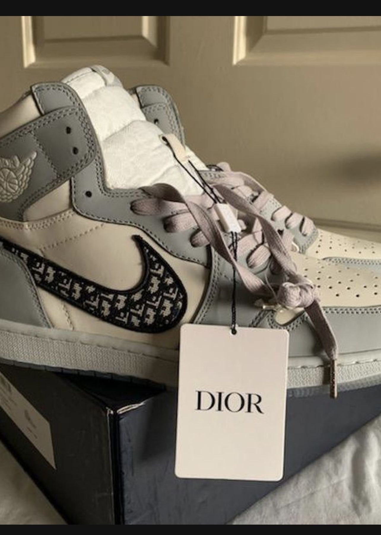 Dior Jordan’s  Capsules Limited ed. Size 12mens Brand New In Box With Authenticity Certification 