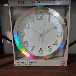 Timeless Elegance 10" Decorative Wall Clock