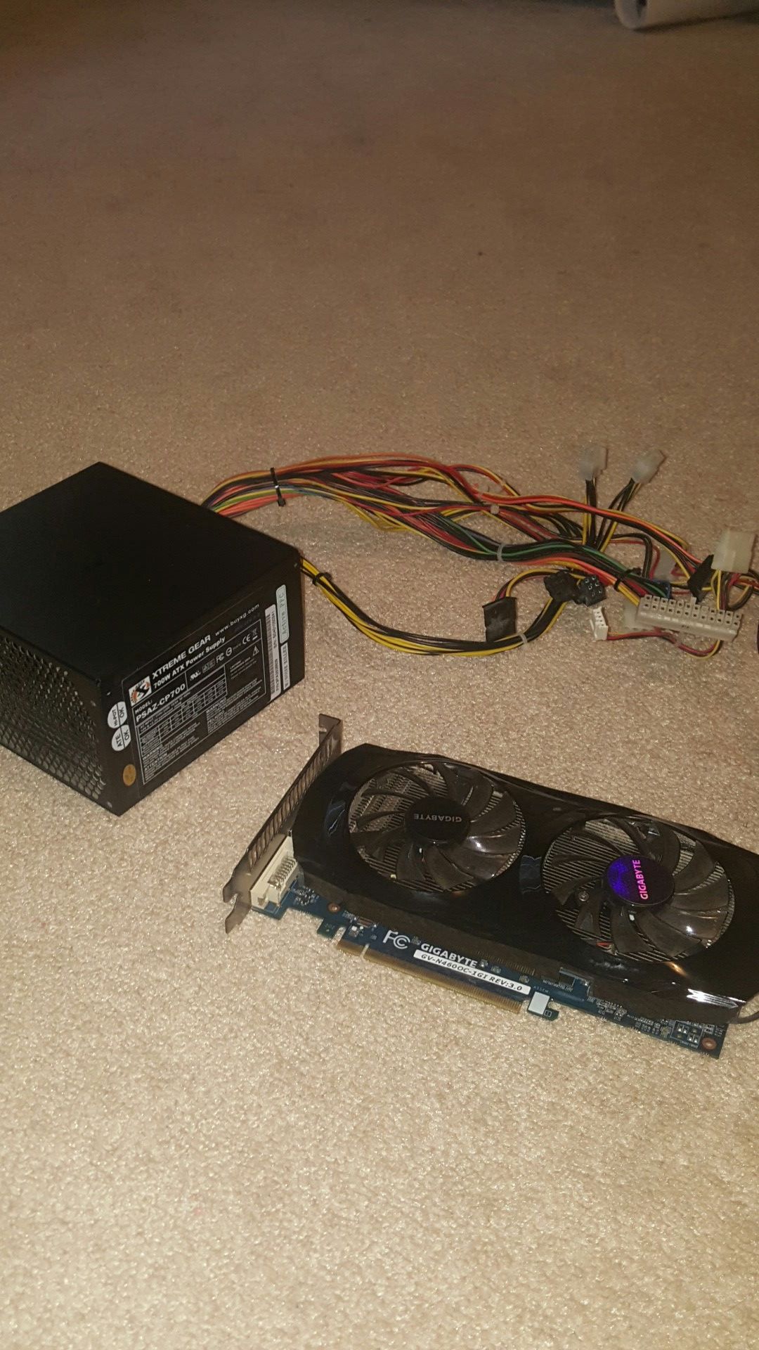 GTX 460 1G and 700 Watt PSU