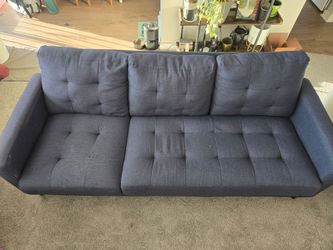 Nave Blue Couch Small/Midsize