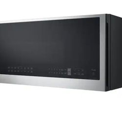 NEW IN BOX LG
Smart 1.7 cu. ft. Over the Range Convection Microwave Oven with Air Fry in PrintProof Stainless Steel