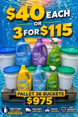 Laundry detergent & Softener