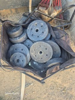 150 lbs Standard Weight Plates (1-inch)