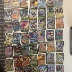 Pokemon Cards EX AND V Lot 