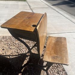 Antique School Desk