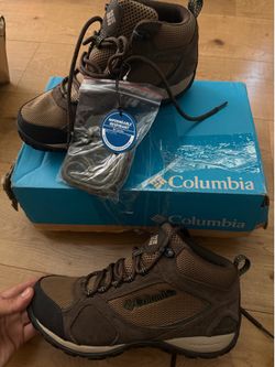 Columbia Access Point II Mid Waterproof Men’s Size 9 Hiking Shoes Brown/Green