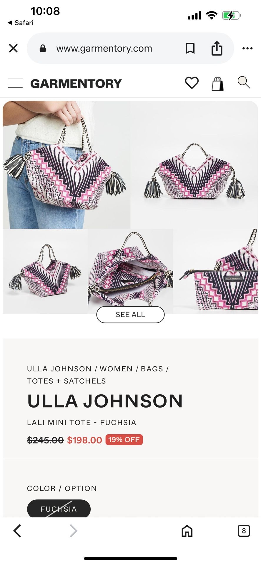 Ulla Johnson Small Tote