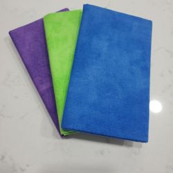 3 Piece Textured Wash Fabric Bundle - 18" x 21" 