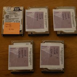 250GB 320GB 750GB 2.5" WD Toshiba Seagate Laptop PS4 Computer Hard Drives HDD 