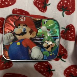 Insulated Mario Bros Lunch Bag
