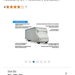 RV cover For a Class C Or Class B RV