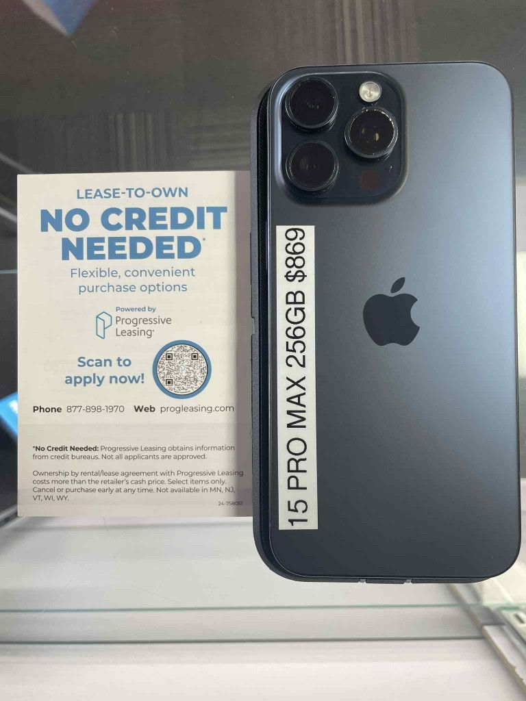 IPHONE 15 PRO MAX 256GB - $50 DOWN - NO CREDIT CHECK
