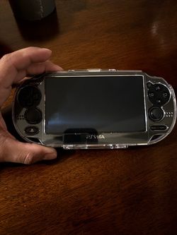 Sony PS Vita Handheld Console with Clear Case