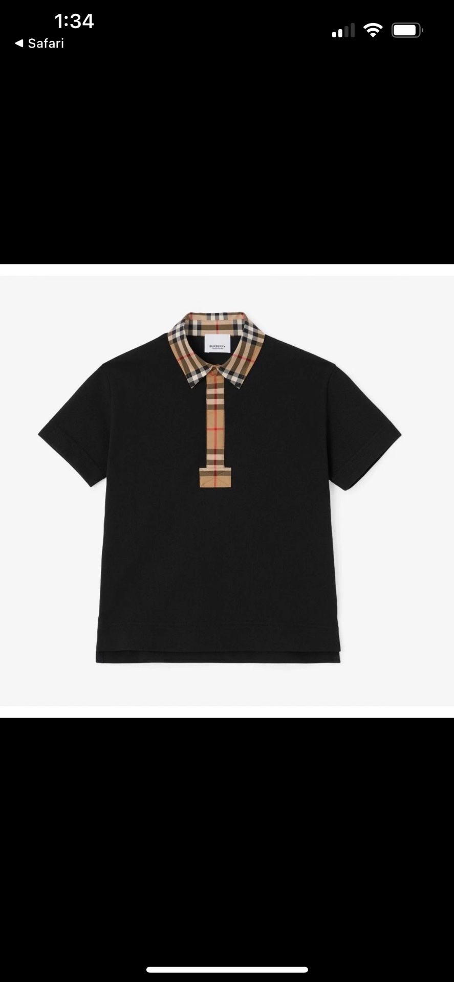 Boys Burberry Size 8