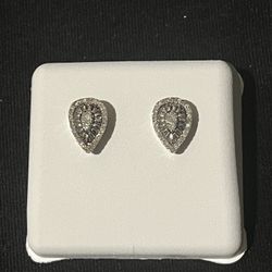 S925 Silver Natural Diamonds Opal Earrings 