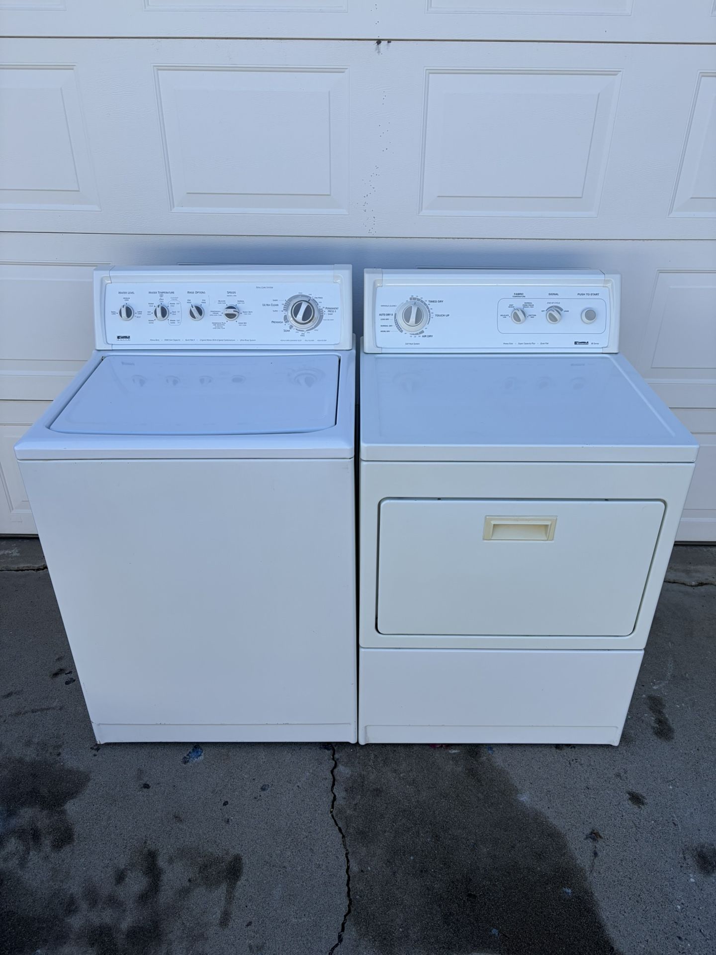 Kenmore Elite Washer And Dryer Set.