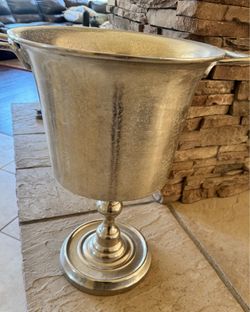 Giant Silver ice bucket.