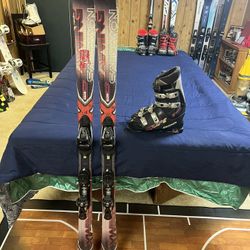 Salomon Ski Package With Boots And Bindings 