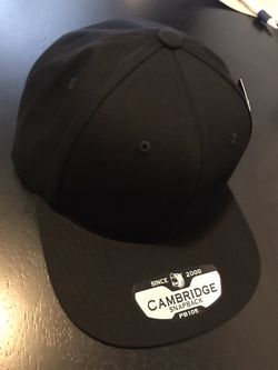 Black Snapback Cap