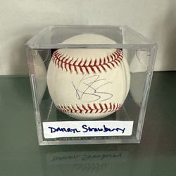 Darryl Strawberry Signed Baseball 