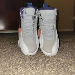 Jordan 12s Retro Grey University Blue