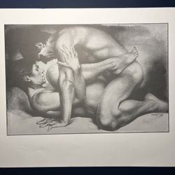 1968 Love Pictures by BETTY DODSON Unframed Poster 24" x 18"
