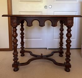 Lane Furniture Altavista Vintage Accent Console Table Solid Walnut