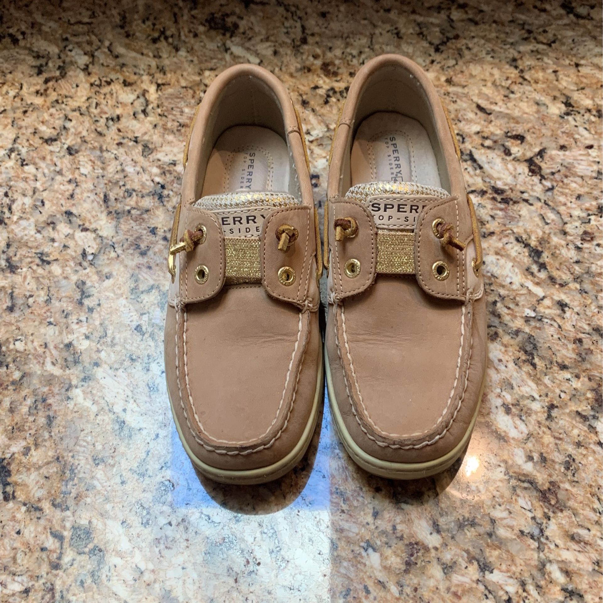 BRAND NEW Woman’s Shoes (SPERRY TOP-SIDER GOLD) Size 6.5