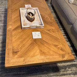 Hand Crafted Wooden Coffee Table