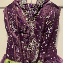 Birthday Dress , Butterfly / Mardi Gras Ball gown 