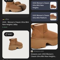 UGGS Women's Classic Ultra Mini New Heights Tan 