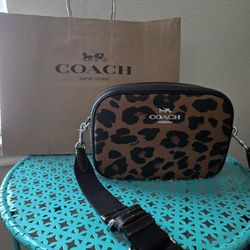 Coach Leopard Crossbody Bag 