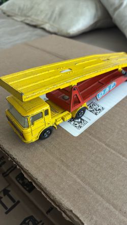 vintage Matchbox Super Kings K-11 DAF Car Transporter from the early 1970s.