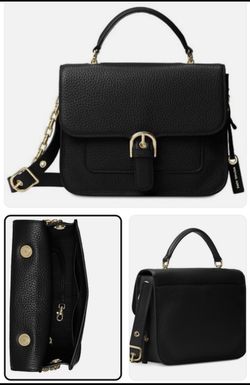 New with Tags - Michael Kors Large School Satchel/ Women’s Leather Bag, Black - OBO
